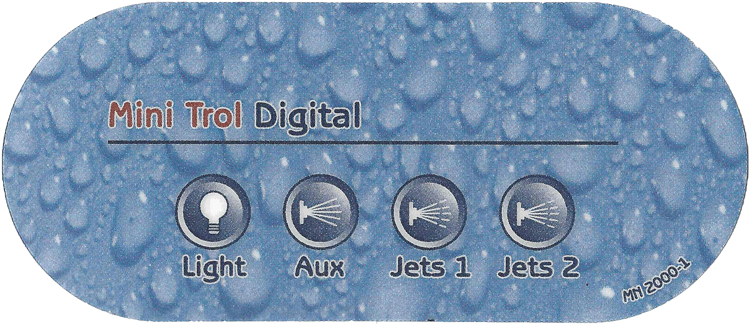 MN2000-1 Auxiliary Digital Spa Side Control