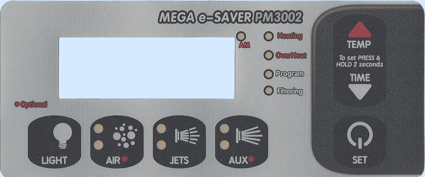 PM3002 Digital Spa Side Control